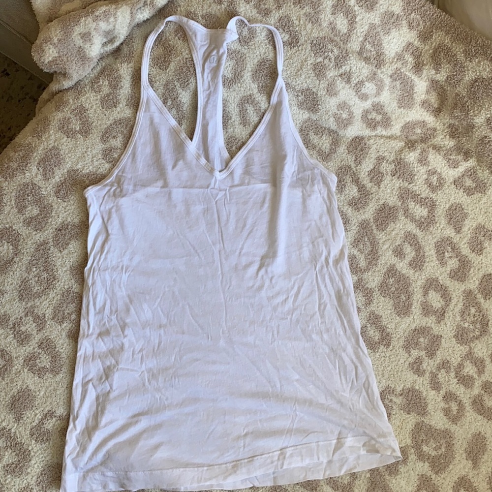 Lululemon white tank size 2